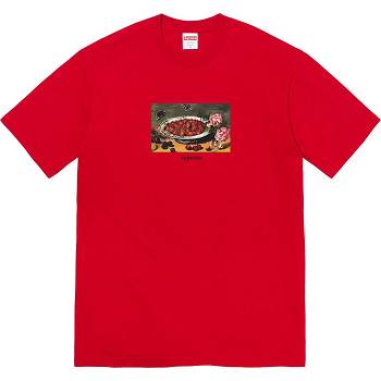 Supreme Strawberries Tee Majice Crvene | HR339GL